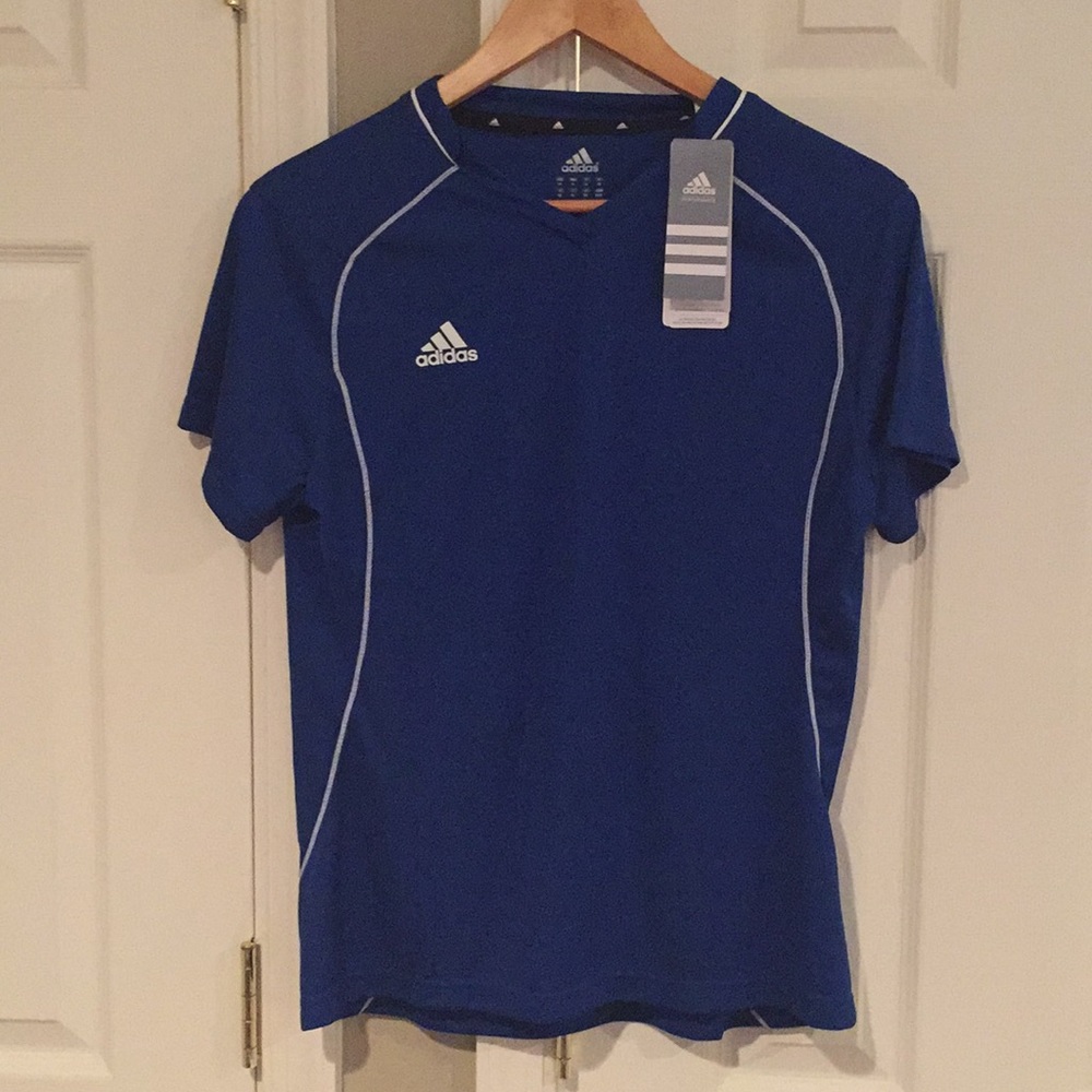 NET Adidas climatocool v neck performance shirt